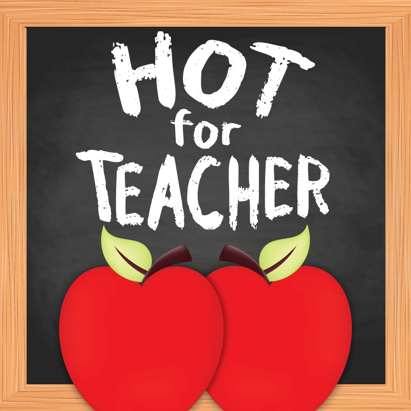 HOT FOR TEACHER - apple scented