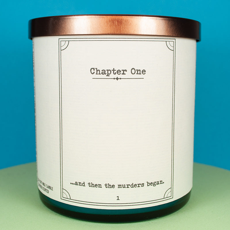 CHAPTER ONE - leather scented candle